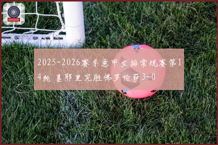 2025-2026赛季意甲女排常规赛第14轮 基耶里完胜佛罗伦萨3-0